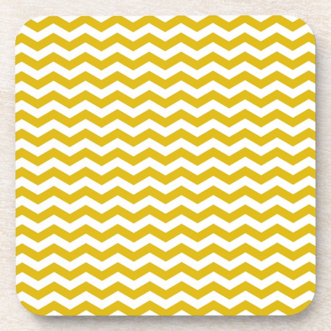 Ibiza Sunset Wave Chevron Coaster (Front)