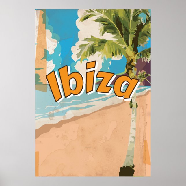 Ibiza Vintage vacation Poster (Front)
