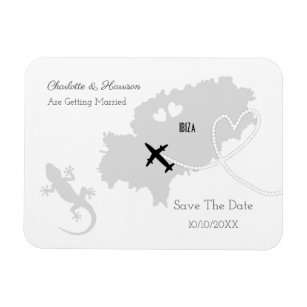 Ibiza Wedding Destination Save The Date Magnet
