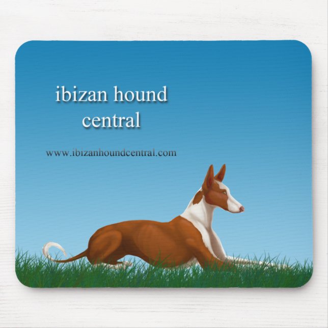 Ibizan Hound Central Mouse Mat (Front)
