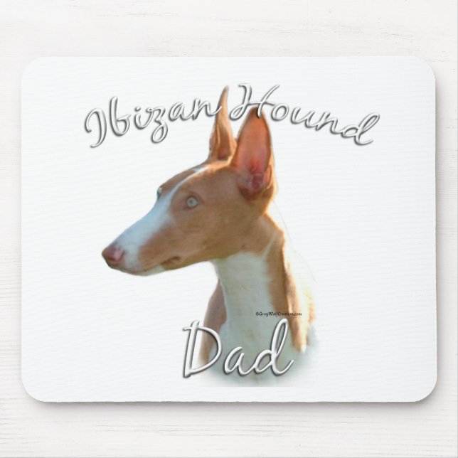 Ibizan Hound Dad 2 Mouse Mat (Front)