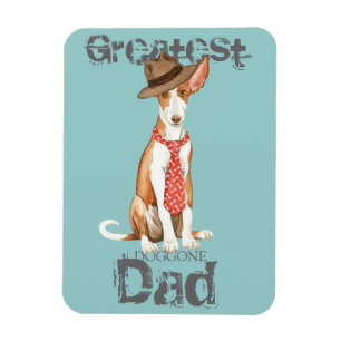 Ibizan Hound Dad Magnet