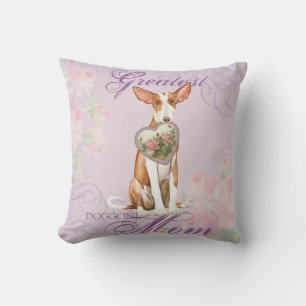 Ibizan Hound Heart Mum Cushion