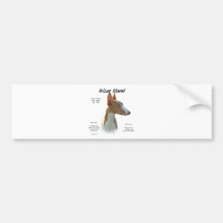 Ibizan Hound History Design Bumper Sticker