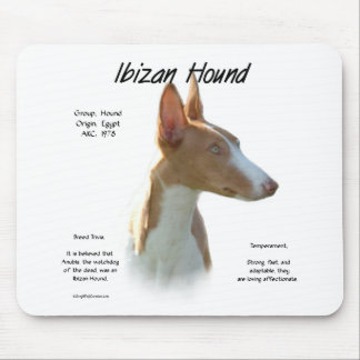 Ibizan Hound History Design Mouse Mat