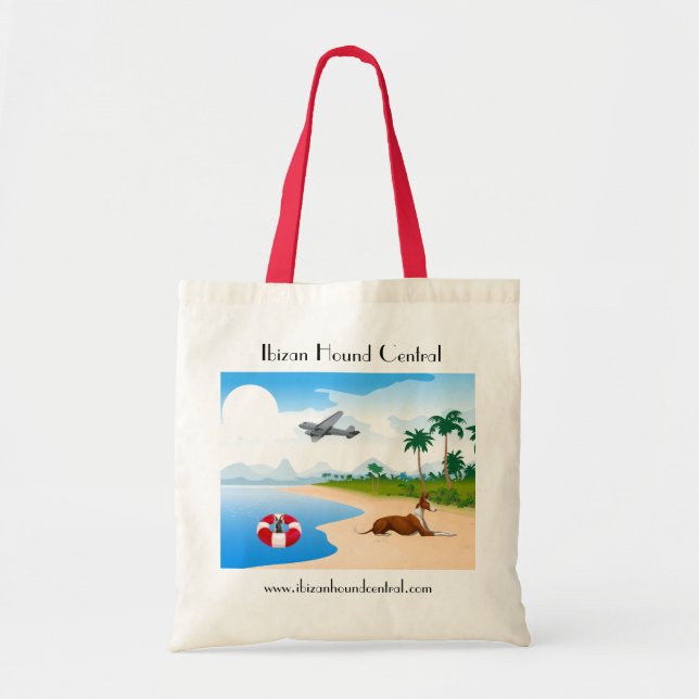 Ibizan Hound Islander Tote Bag (Front)