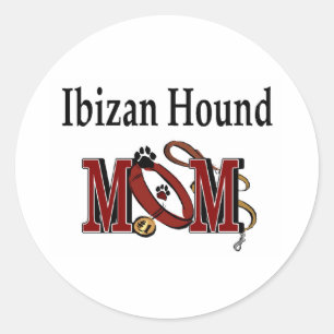 Ibizan Hound Mum Sticker