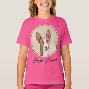 Ibizan Hound Painting - Cute Original Dog Art T-Shirt
