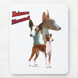 Ibizan Hound Trio 2 Mouse Mat