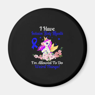 IBM Awareness Funny Unicorn Friend Family Support  Magnet
