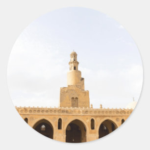 ibn tulun mosque in Cairo,Egypt Classic Round Sticker