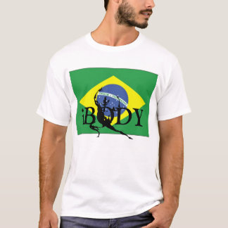iBODY Brazil Flag Logo T-Shirt