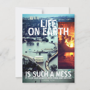 IBONELTD. LIFE ON EARTH 2d Postcard