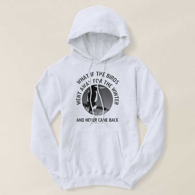 IBONELTD. THE BIRDS ARE BACK 4dbgr Hoodie (Design Front)