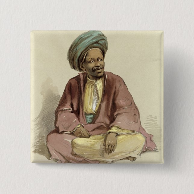Ibrahim - from Sunnar, 1856 15 Cm Square Badge (Front)