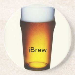 iBrew Ale Glass Coaster