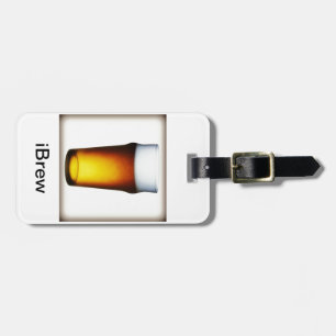 iBrew Ale Glass Luggage Tag