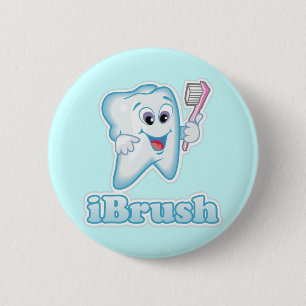 iBrush 6 Cm Round Badge