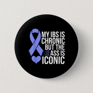 Ibs Awareness Month Irritable Bowel Syndrome 6 Cm Round Badge