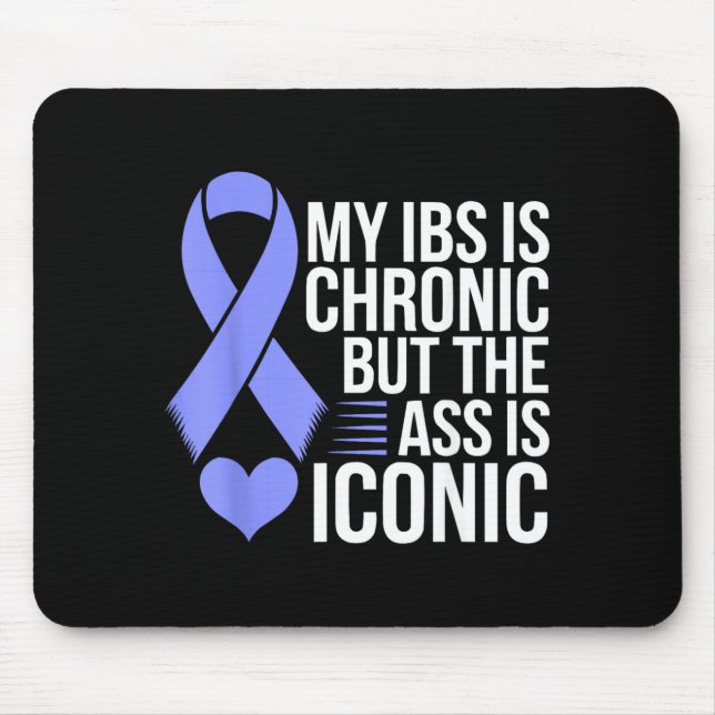 Ibs Awareness Month Irritable Bowel Syndrome Mouse Mat (Front)
