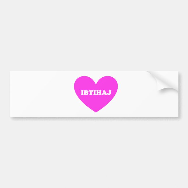 Ibtihaj Bumper Sticker (Front)