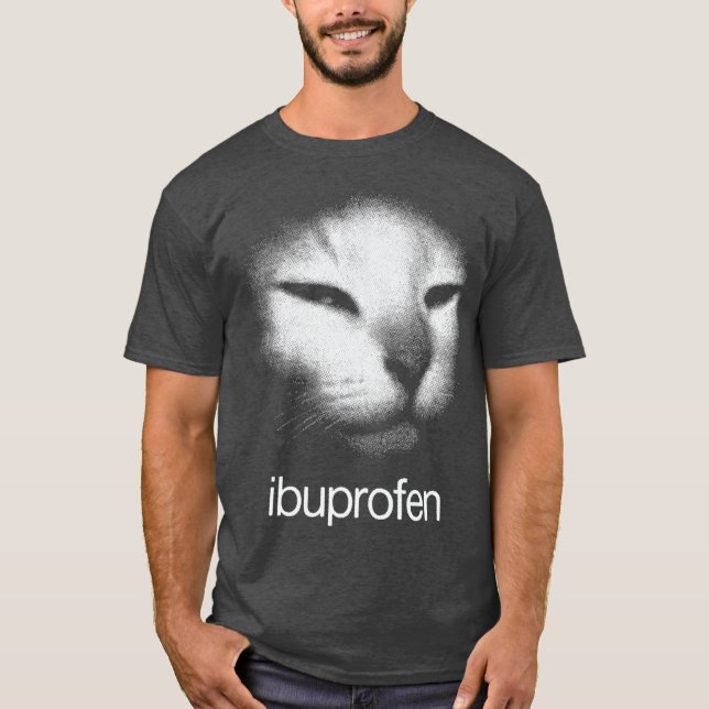 Ibuprofen Cat Meme boy T-Shirt (Front)