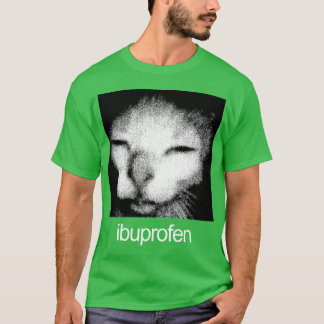 Ibuprofen Cat Meme gift retro T-Shirt