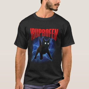 Ibuprofen Funny Cat Vintage Inappropriate for Wome T-Shirt
