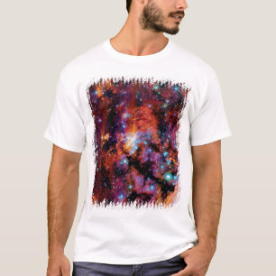 IC 4628 Prawn Nebula - Colourful Outer Space Photo T-Shirt