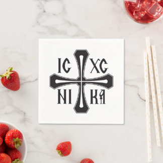 IC XC NIKA cross Napkin