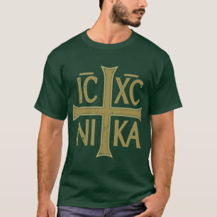 IC XC NIKA Cross Orthodo Eastern Christianity Chri T-Shirt