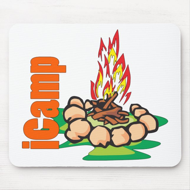iCamp Camping Shirt Mouse Mat (Front)