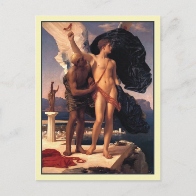 Icarus and Daedalus by Frederick Leighton Postcard (Front)