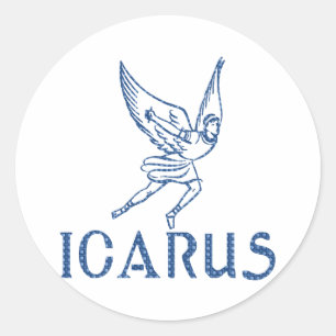 Icarus Classic Round Sticker