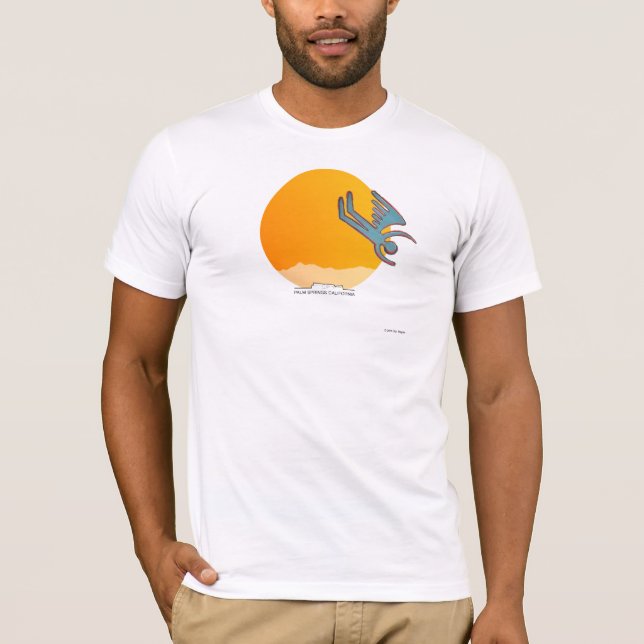 Icarus, Descending Over Palm Springs T-Shirt (Front)