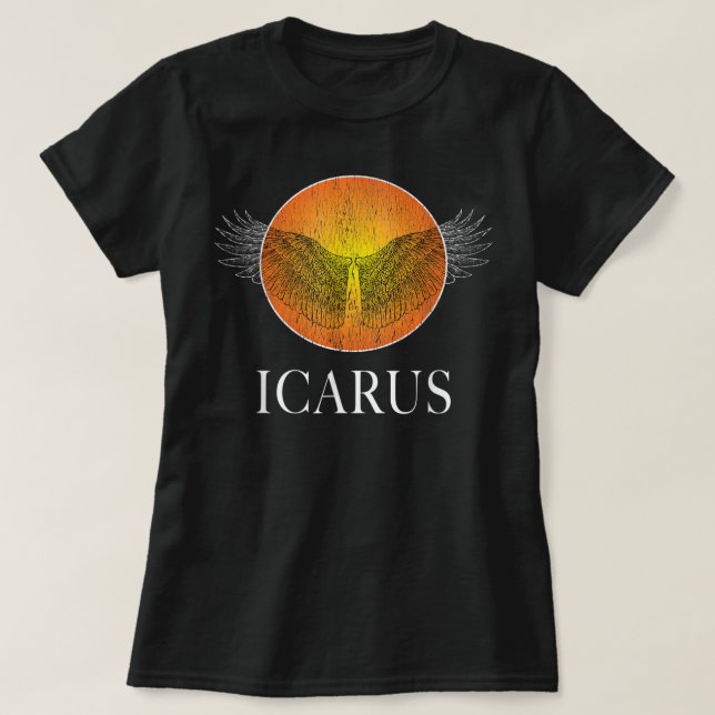 ICARUS SUN GREEK MYTHOLOGY ANCIENT GREECE HISTORY T-Shirt (Design Front)