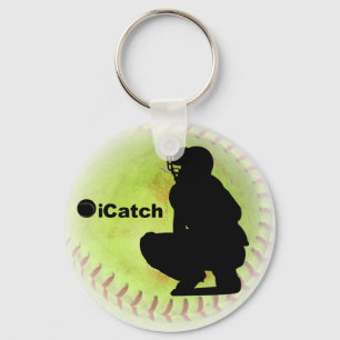 iCatch Fastpitch Softball Key Ring