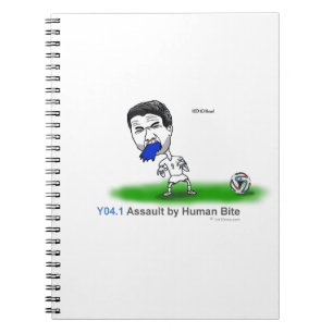 ICD-10: Y04.1 Assault by human bite Notebook