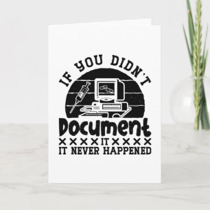 ICD Coding Medical Coder If You Didn't Document Card