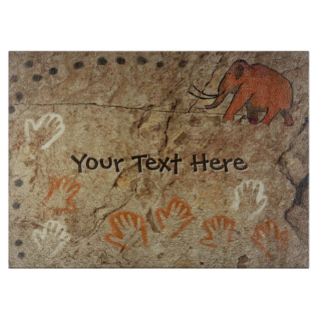 Ice Age Cave Art Cutting Board (Front)