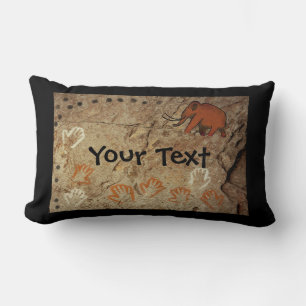 Ice Age Cave Art Lumbar Cushion
