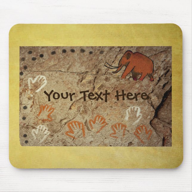 Ice Age Cave Art Mouse Mat (Front)