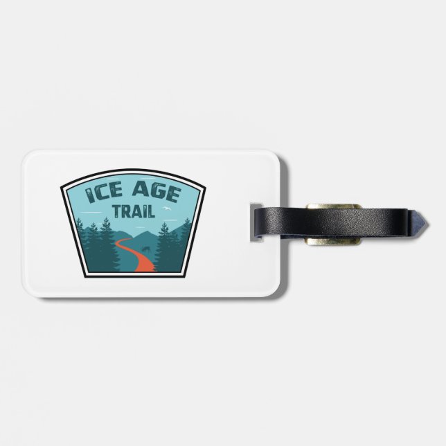 Ice Age Trail Luggage Tag (Back Horizontal)
