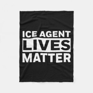 Ice Agent Lives Fleece Blanket