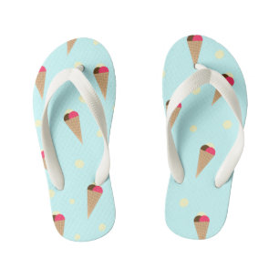Ice anchors kid's flip flops