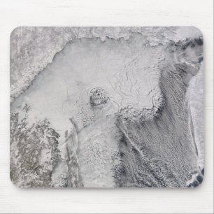 Ice and cloud streets in the Sea of Okhotsk Mouse Mat