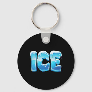 Ice And Fire Halloween Matching Couple Last Minute Key Ring