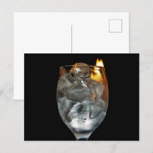 Ice and fire postcard