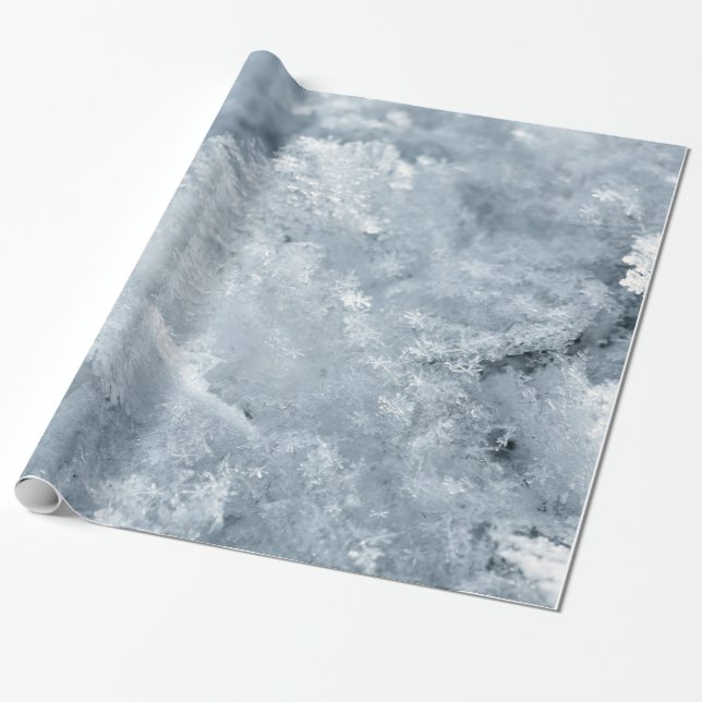 Ice and Frost Wrapping Paper (Unrolled)