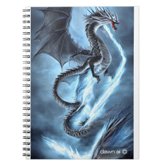 ice and lightning dragon notebook